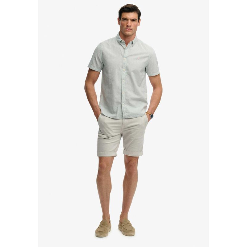 Superdry Classic Seersucker Short Sleeve Shirt image number 3